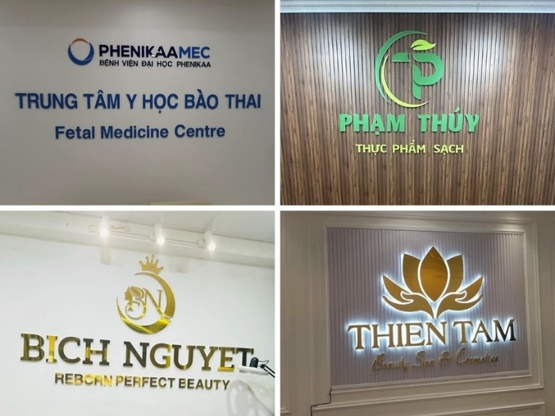 Thi Công Backdrop Lễ Tân Inox Mica Đẳng Cấp Tại Hà Nội 1