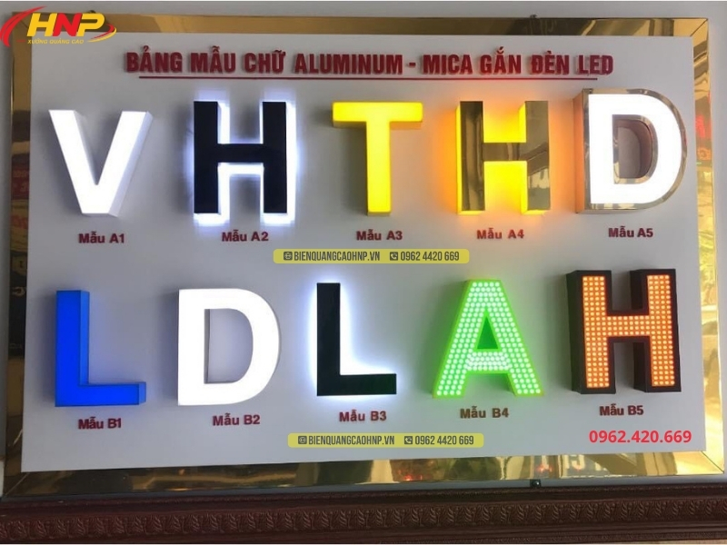 Mẫu biển đẹp theo xu hướng thiết kế mới 1