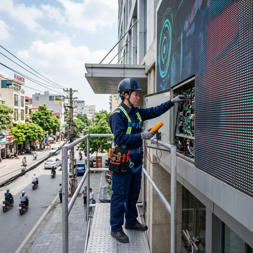 Bảo Trì Và Sửa Chữa Biển LED Điện Tử Tại Hà Nội Đúng Cách
