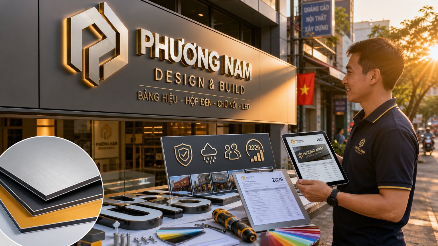 Biển Alu Chữ Nổi Là Gì? Ưu Điểm, Ứng Dụng Và Báo Giá Mới Nhất 2026