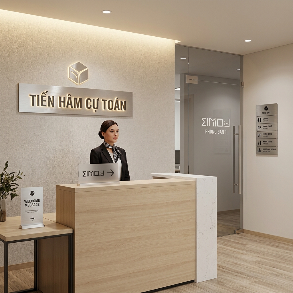 Bộ Nhận Diện Biển Hiệu Công Ty Cho Văn Phòng Tại Hà Nội 2 Các Hạng Mục Cần Có Trong Bộ Biển Hiệu Công Ty Đồng Bộ - Mẫu Biển Hiệu Công Ty - Biển Quảng Cáo Hà Nội