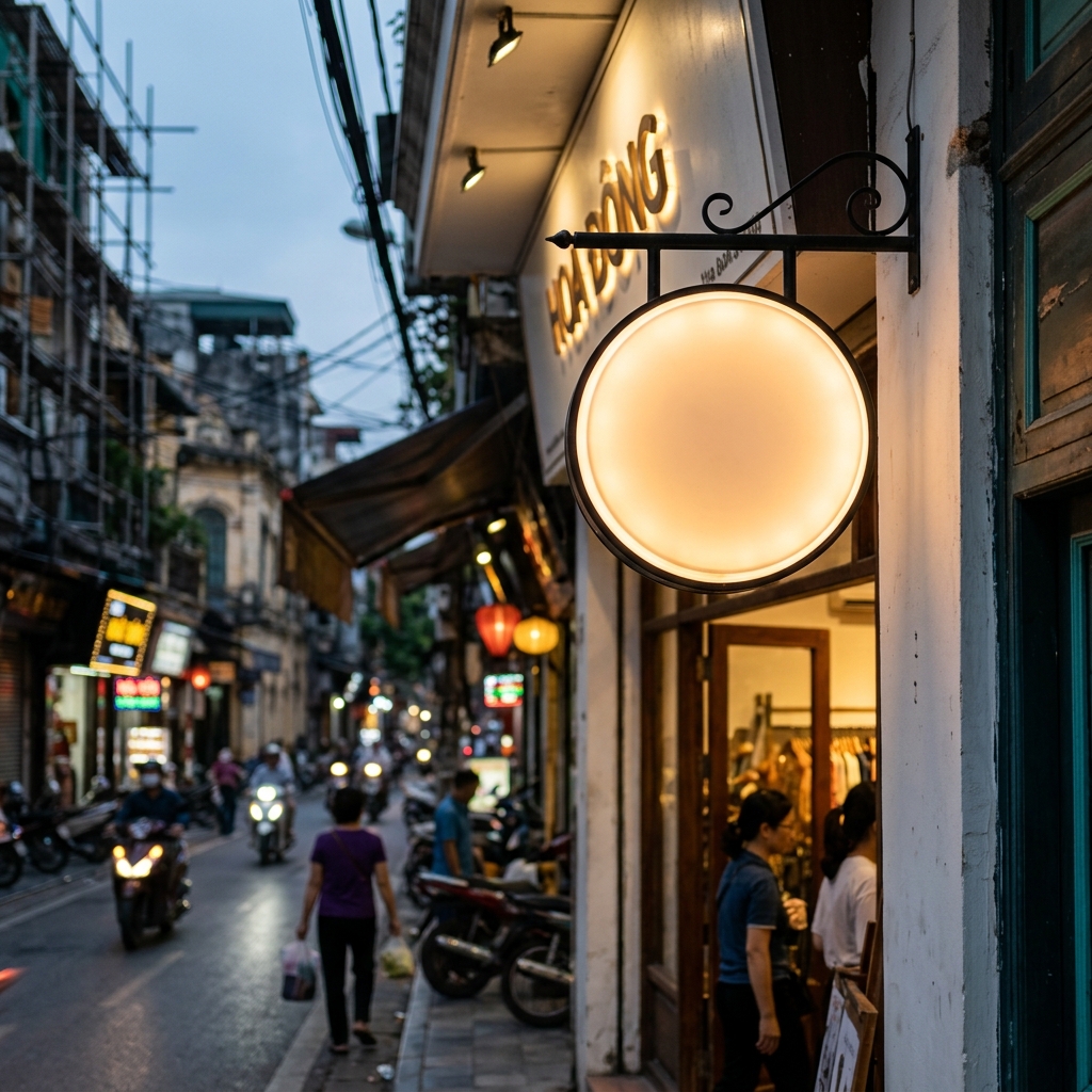 Biển vẫy quảng cáo là gì và vai trò đối với cửa hàng tại Hà Nội - Biển Vẫy - Biển Quảng Cáo Hà Nội