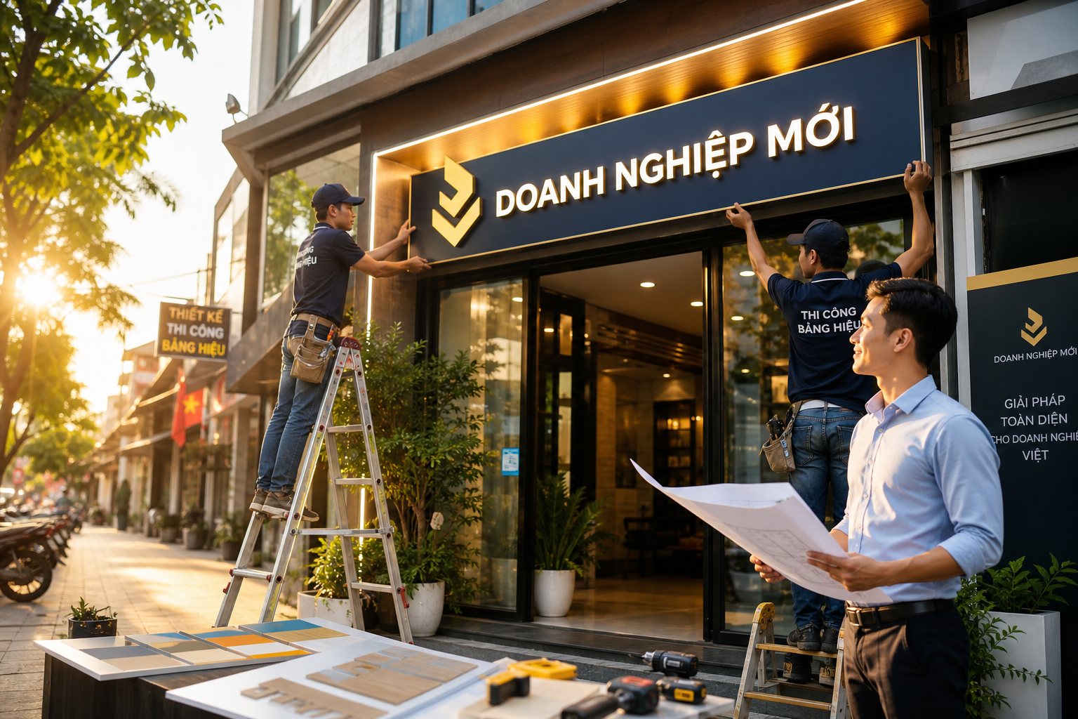 Dự Án Biển Hiệu Cho Doanh Nghiệp Mới Thành Lập
