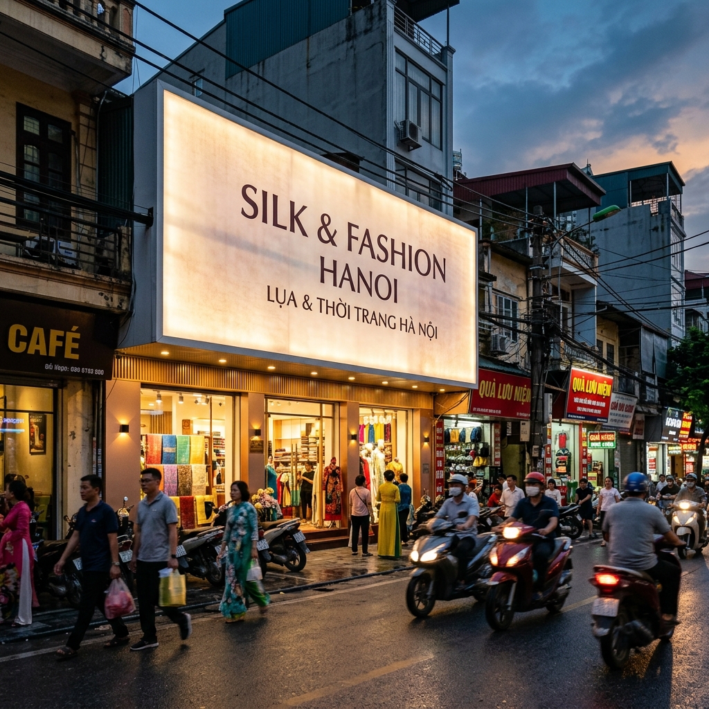 Giá Trị Biển Bạt Hộp Đèn Cho Cửa Hàng Kinh Doanh Đêm Tại Hà Nội
