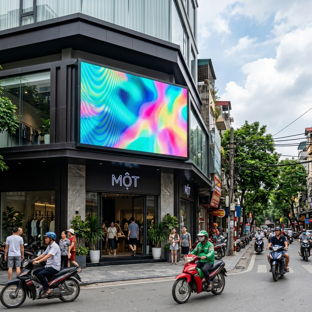 Giải Pháp Làm Biển LED Điện Tử Cho Chuỗi Cửa Hàng Hà Nội