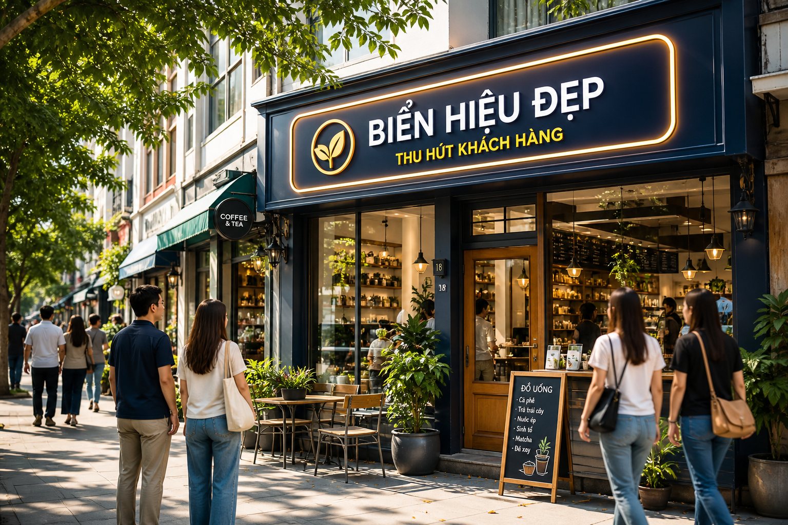 Gợi ý mẫu biển đẹp thu hút khách hàng