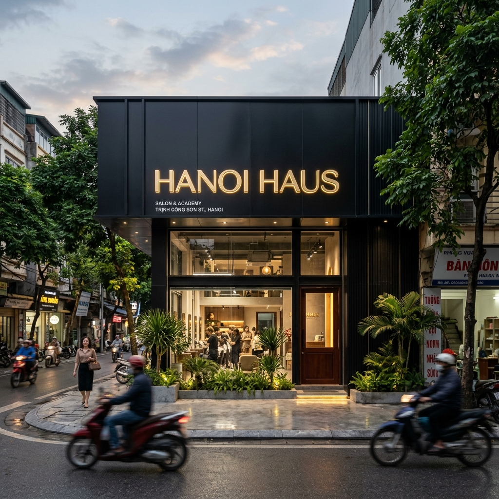 Nâng Cấp Biển Hiệu Salon Tóc Cũ Thu Hút Khách Tại Hà Nội