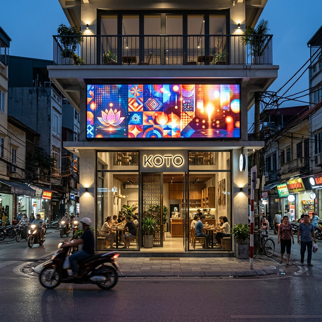 Quy Định Pháp Lý & Kích Thước Biển Hiệu LED Điện Tử Tại Hà Nội