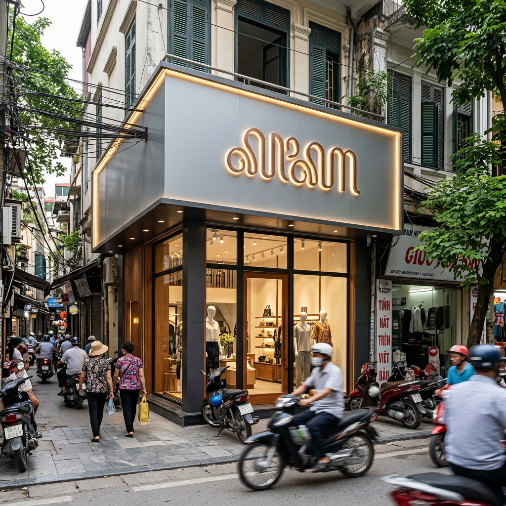 Thi Công Biển Quảng Cáo Cửa Hàng Tại Hà Nội Chuẩn Quy Trình