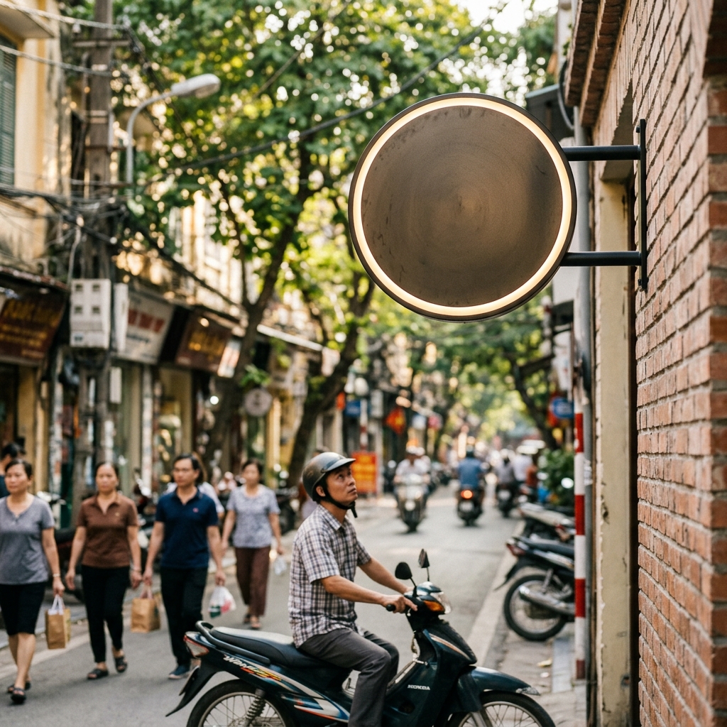 Top Mẫu Biển Hiệu Vẫy Nhỏ Tối Ưu Tầm Nhìn Cho Shop Hà Nội 2 Tại sao mẫu biển hiệu vẫy nhỏ lại cực kỳ quan trọng tại Hà Nội? - Mẫu Biển Hiệu Vẫy Nhỏ - Biển Quảng Cáo Hà Nội