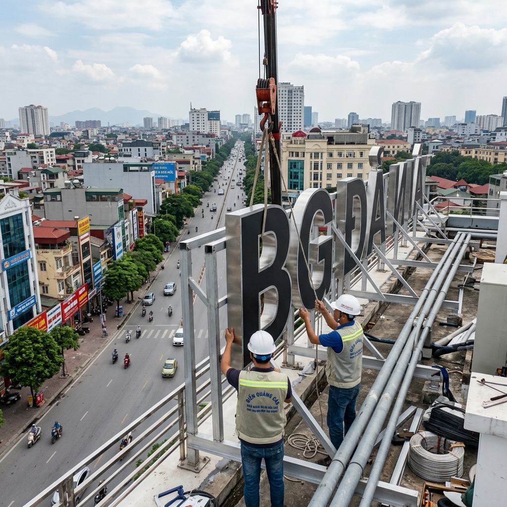 Tư Vấn Chọn Biển Quảng Cáo Mặt Tiền Cho Văn Phòng & Showroom 3 Nâng Cao Khả Năng Nhận Diện Thương Hiệu Từ Xa - Biển Quảng Cáo - Biển Quảng Cáo Hà Nội