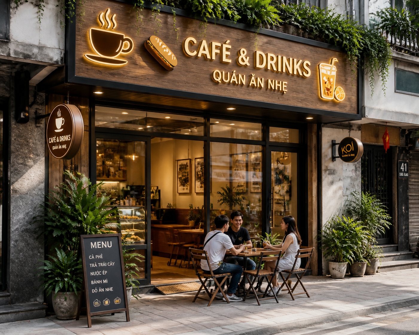Biển quán ăn, cà phê và cửa hàng đồ uống