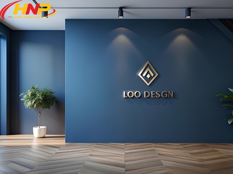 backdrop lễ tân lấy nhanh