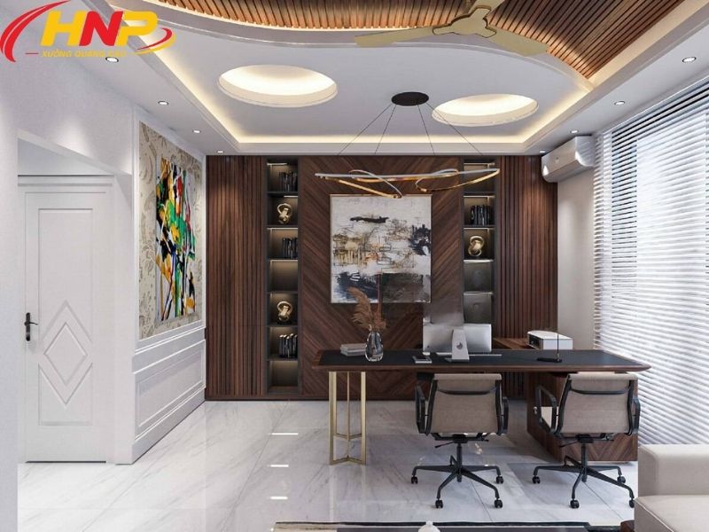 làm backdrop văn phòng chuyên nghiệp