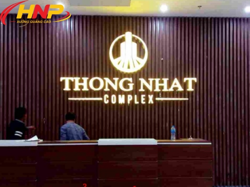 Backdrop Lễ Tân Alu Theo Yêu Cầu, Bền Đẹp Và Dễ Nhận Diện 11 backdrop lễ tân alu