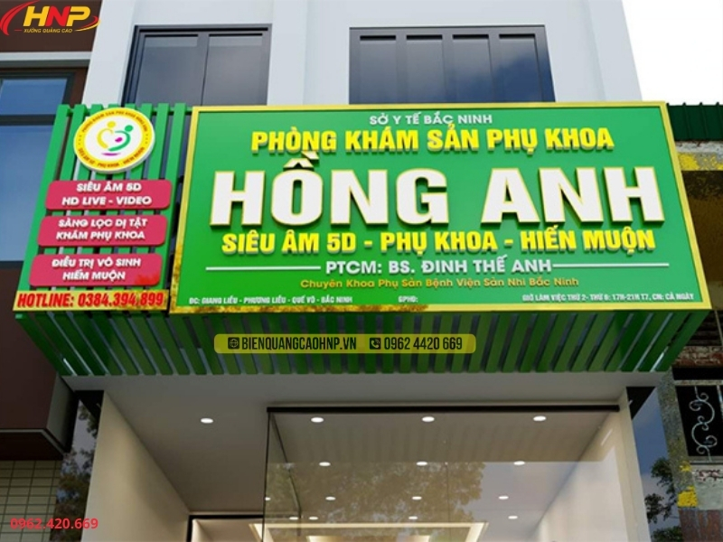 Biển hiệu phòng khám da liễu tại Hà Nội chọn sao cho chuyên nghiệp (2)