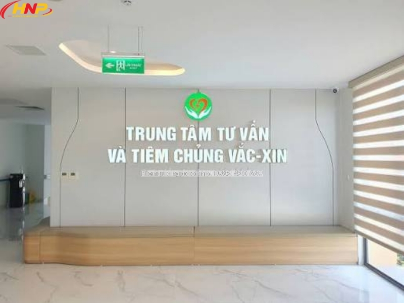 Làm Biển Công Ty Khu Vực Lễ Tân Cho Văn Phòng Hà Nội 5