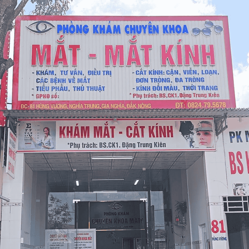 Mẫu biển hiệu phòng khám mắt đẹp, rõ ràng tại Hà Nội (2)