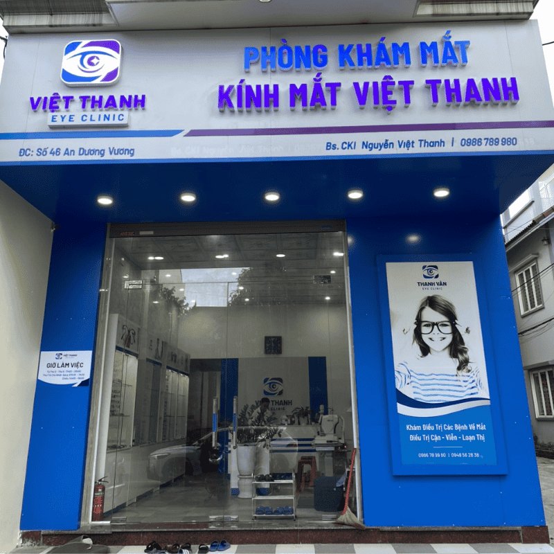 Mẫu biển hiệu phòng khám mắt đẹp, rõ ràng tại Hà Nội (3)